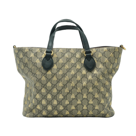 Gucci	GG Supreme Bees Small Soft Tote GHW