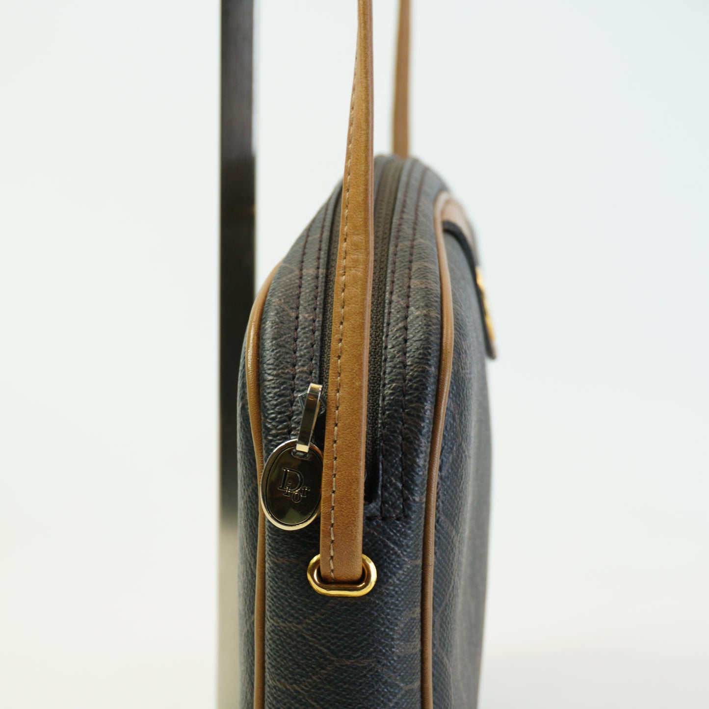 Dior	Honeycomb crossbody bag Black/brown Small GHW