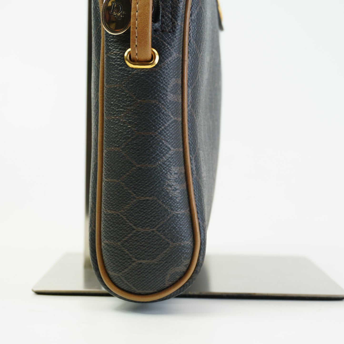 Dior	Honeycomb crossbody bag Black/brown Small GHW