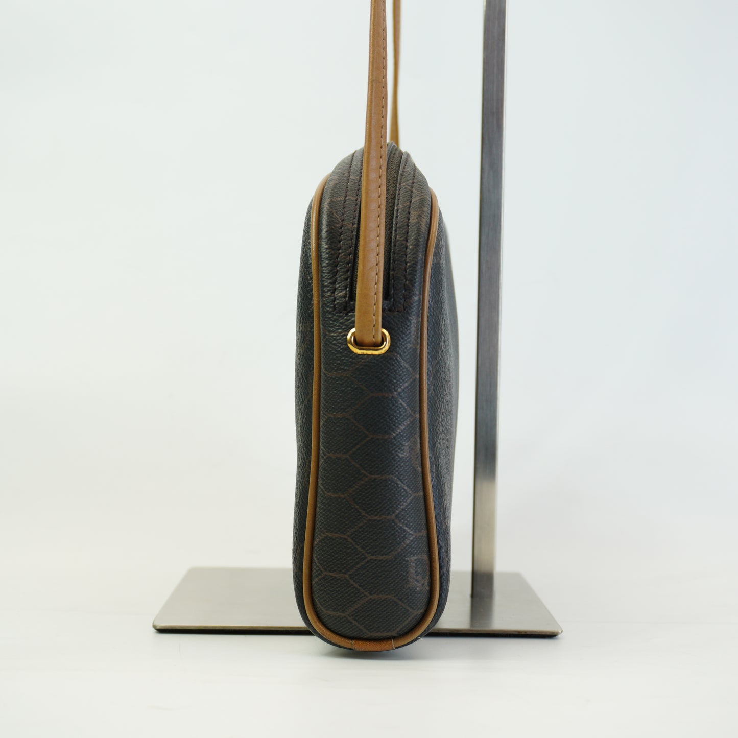Dior	Honeycomb crossbody bag Black/brown Small GHW