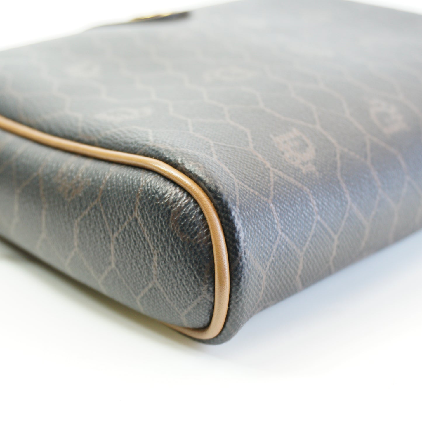 Dior	Honeycomb crossbody bag Black/brown Small GHW