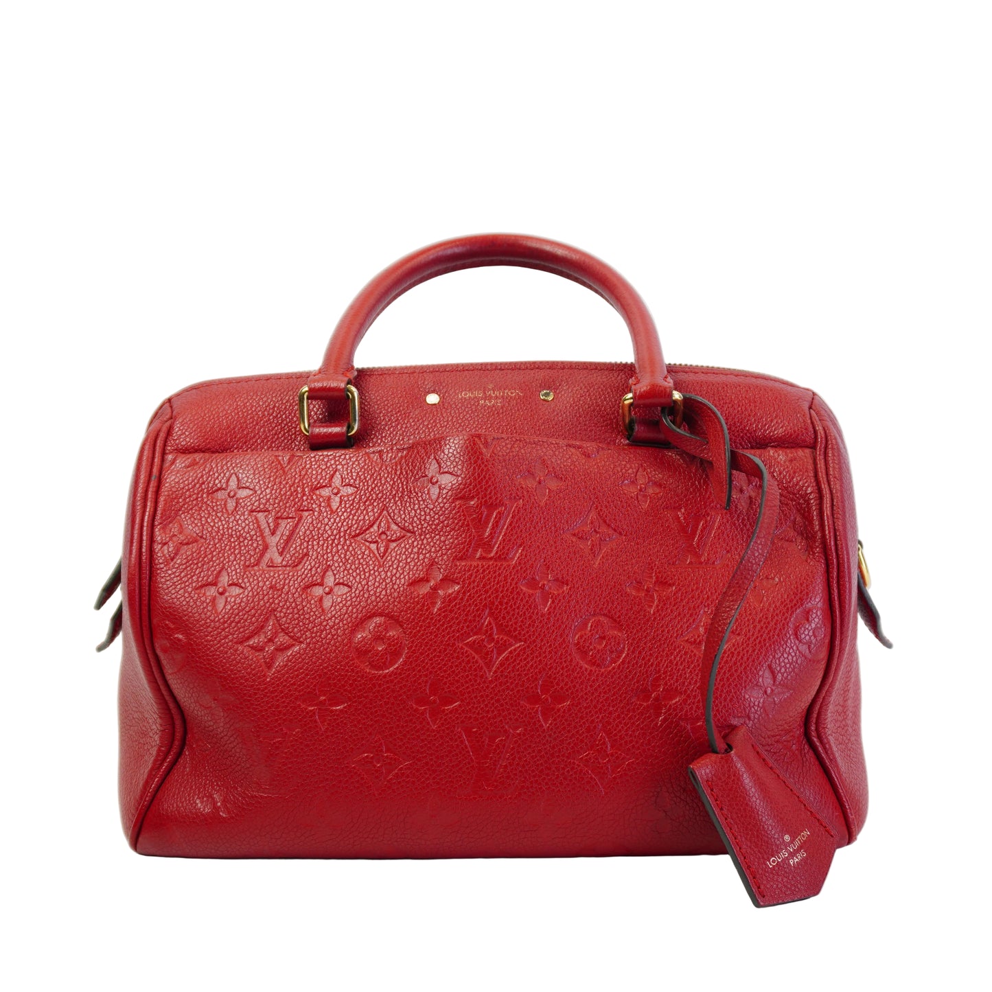 Louis Vuitton	Speedy25 Bandouliere Mono Empriente Red GHW