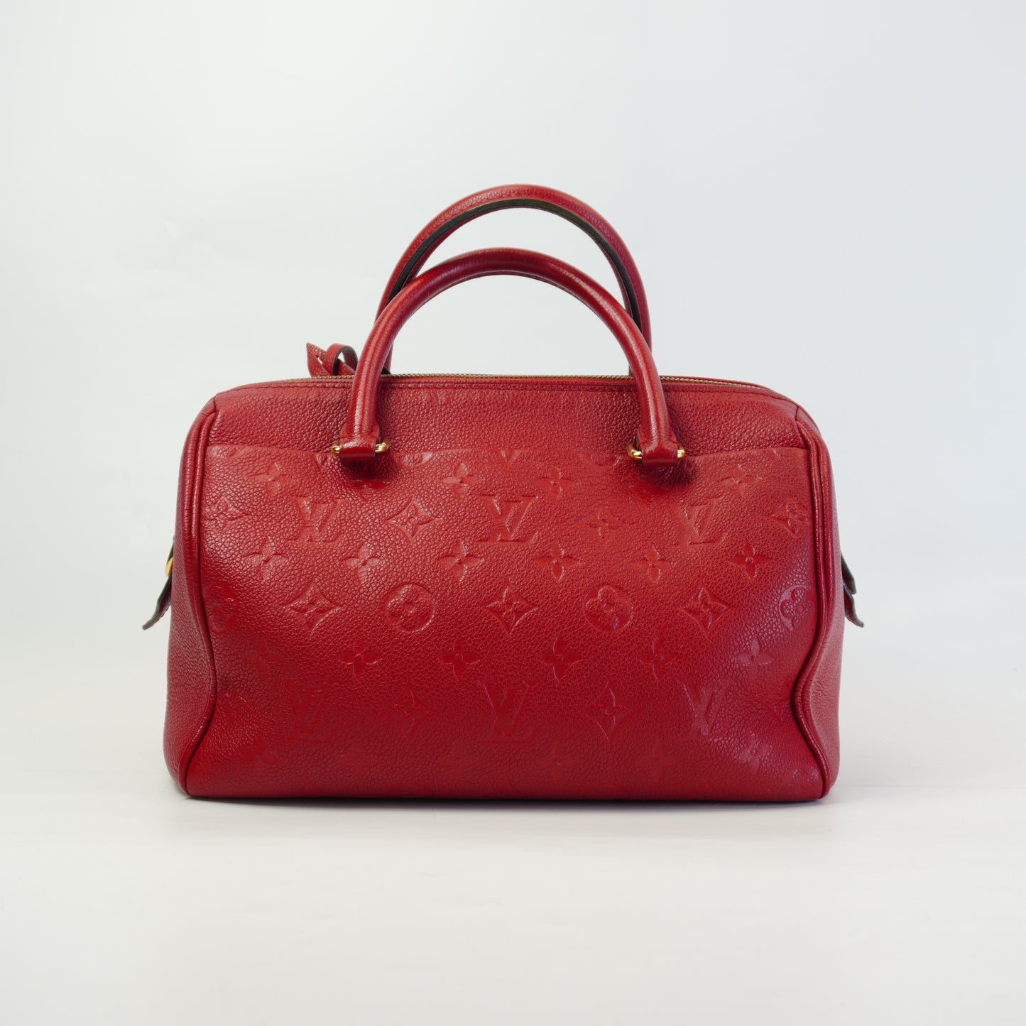 Louis Vuitton	Speedy25 Bandouliere Mono Empriente Red GHW