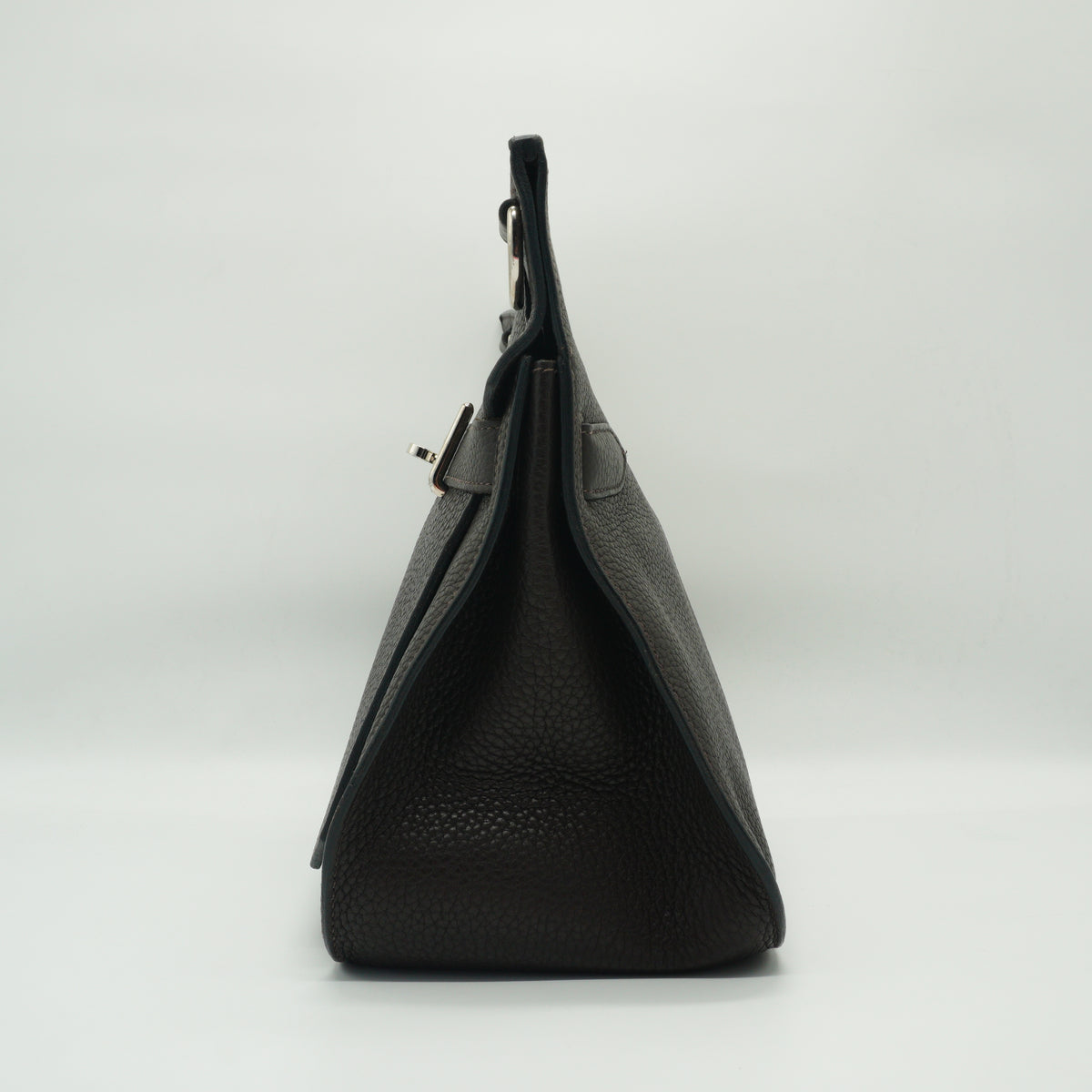 Hermes	Taurillon Clemence Jypsiere 31 Bag Brown SHW