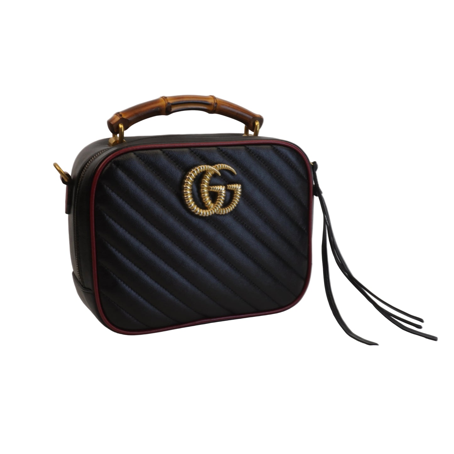 Gucci GG Marmont Metalasse Bamboo