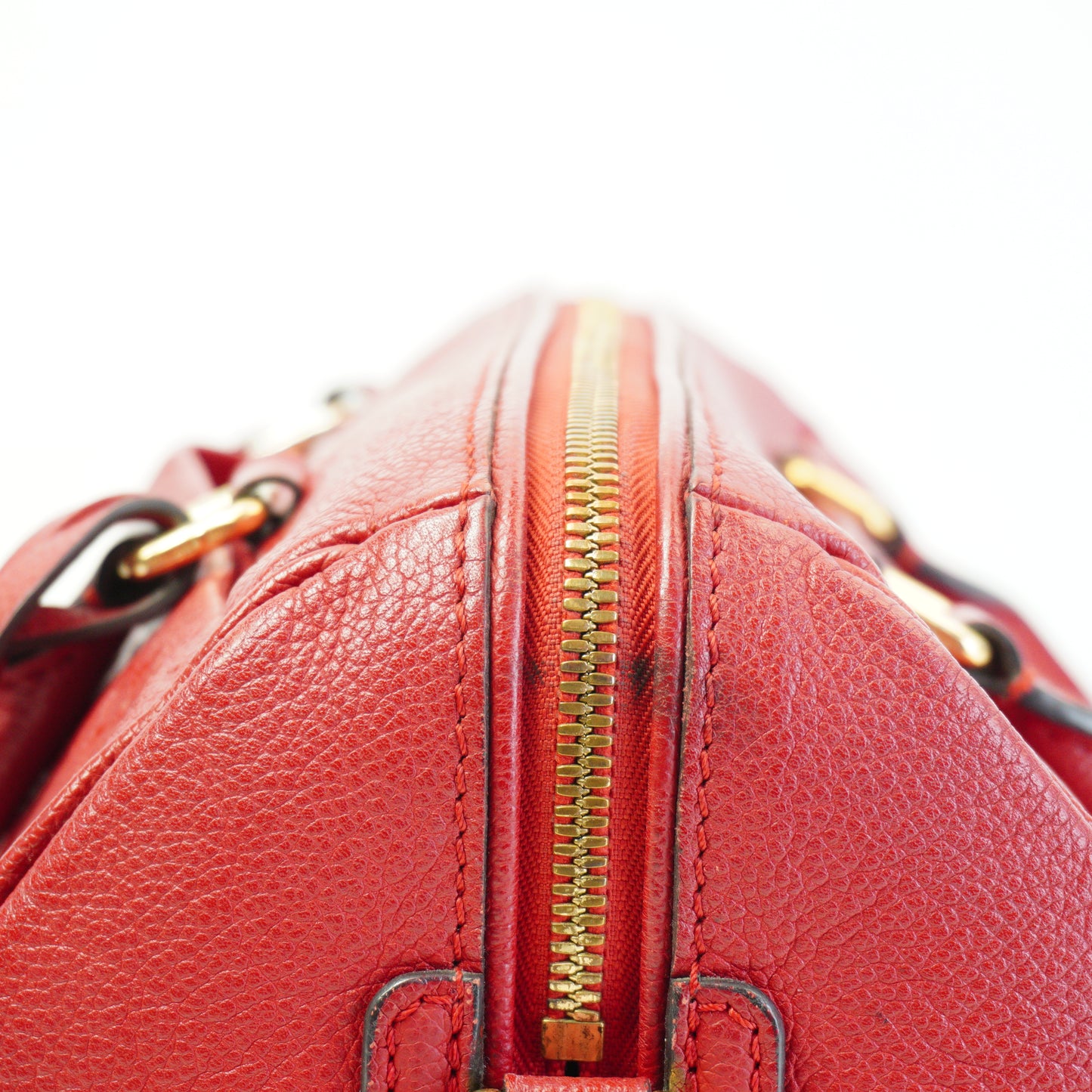 Louis Vuitton	Speedy25 Bandouliere Mono Empriente Red GHW