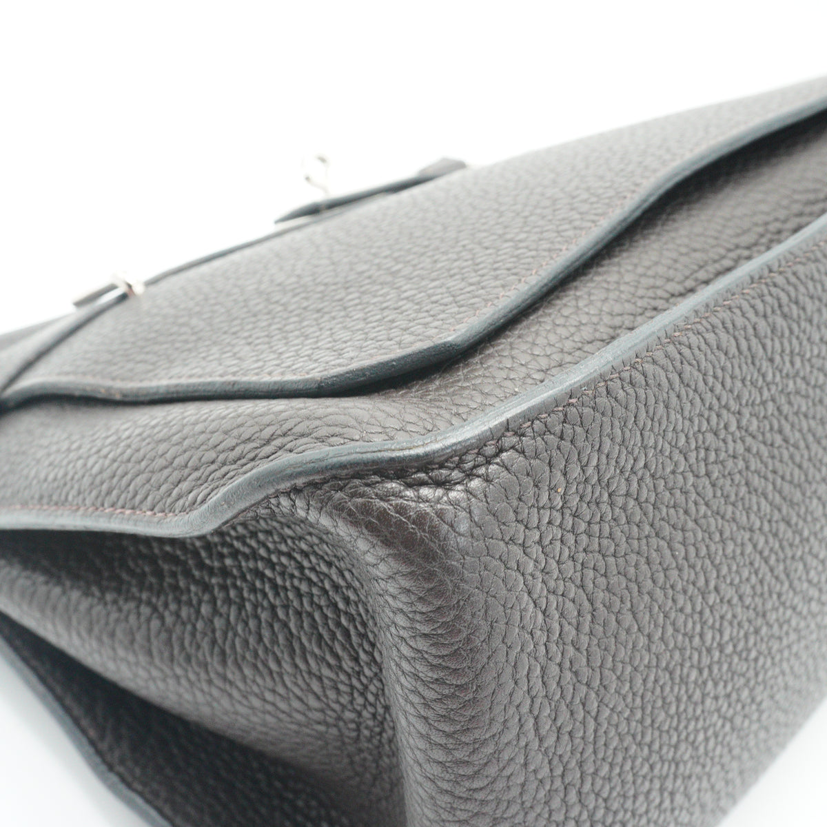 Hermes	Taurillon Clemence Jypsiere 31 Bag Brown SHW