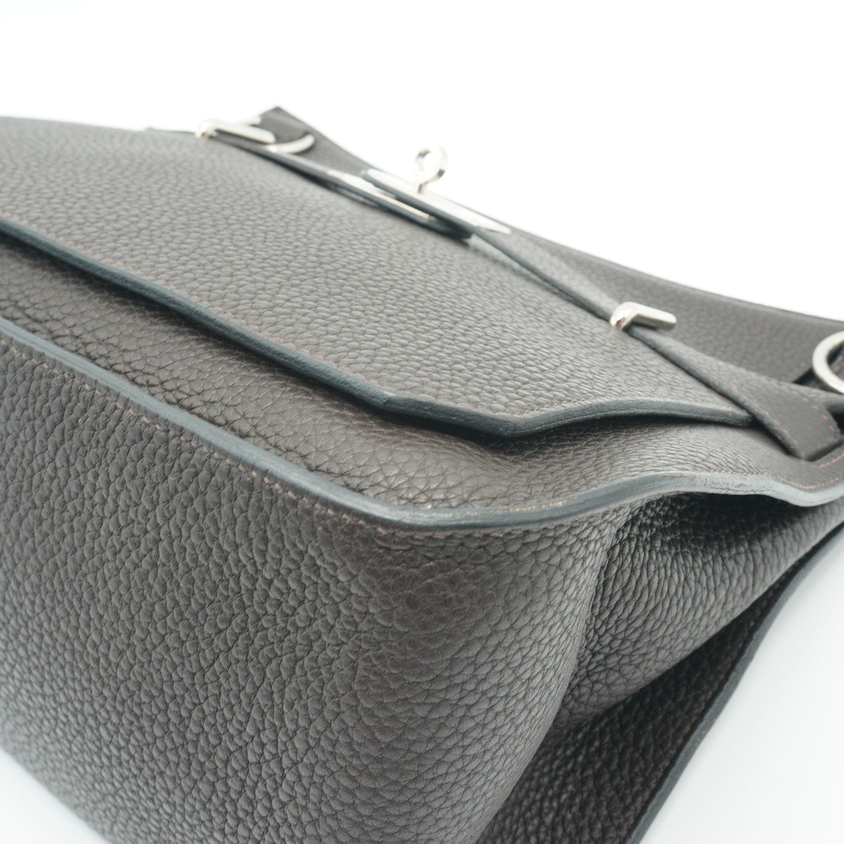 Hermes	Taurillon Clemence Jypsiere 31 Bag Brown SHW