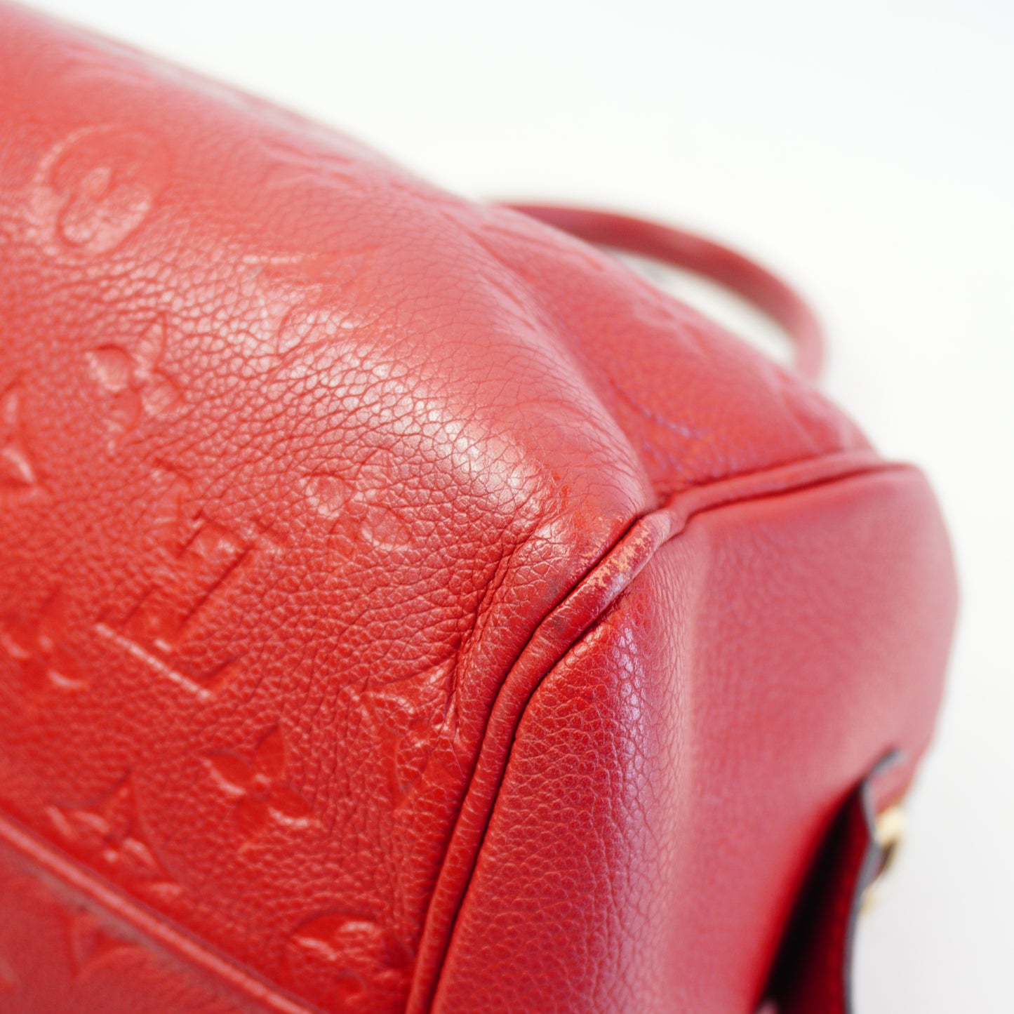 Louis Vuitton	Speedy25 Bandouliere Mono Empriente Red GHW