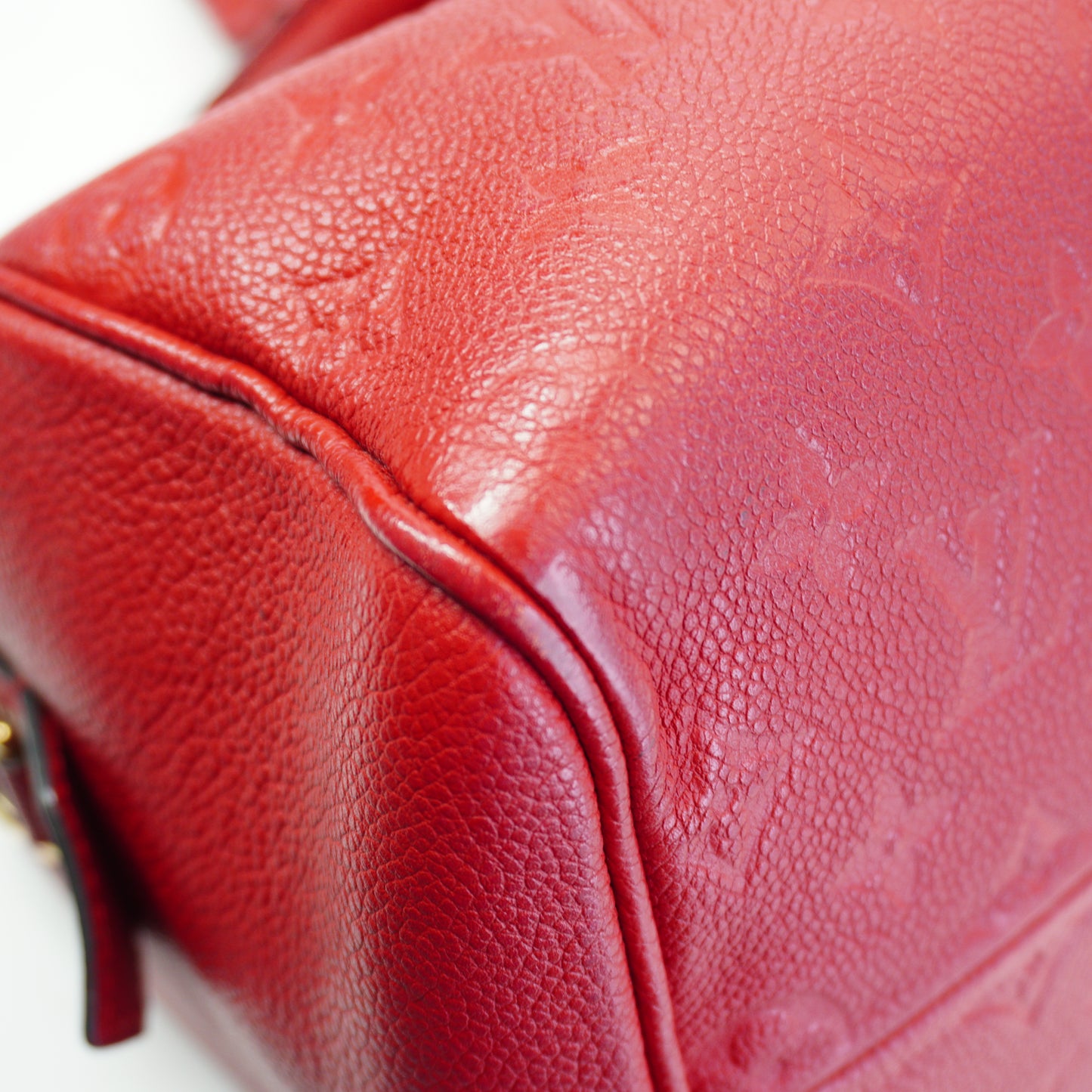 Louis Vuitton	Speedy25 Bandouliere Mono Empriente Red GHW