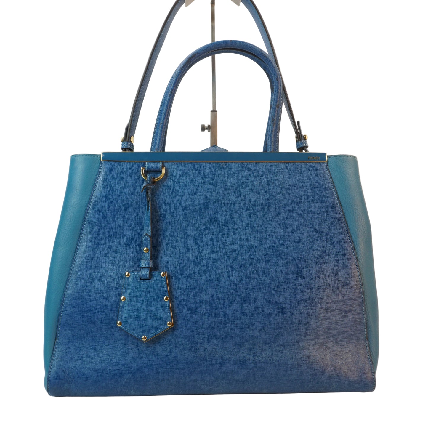 Fendi Vitello Elite 2 Jours Tote GHW Medium
