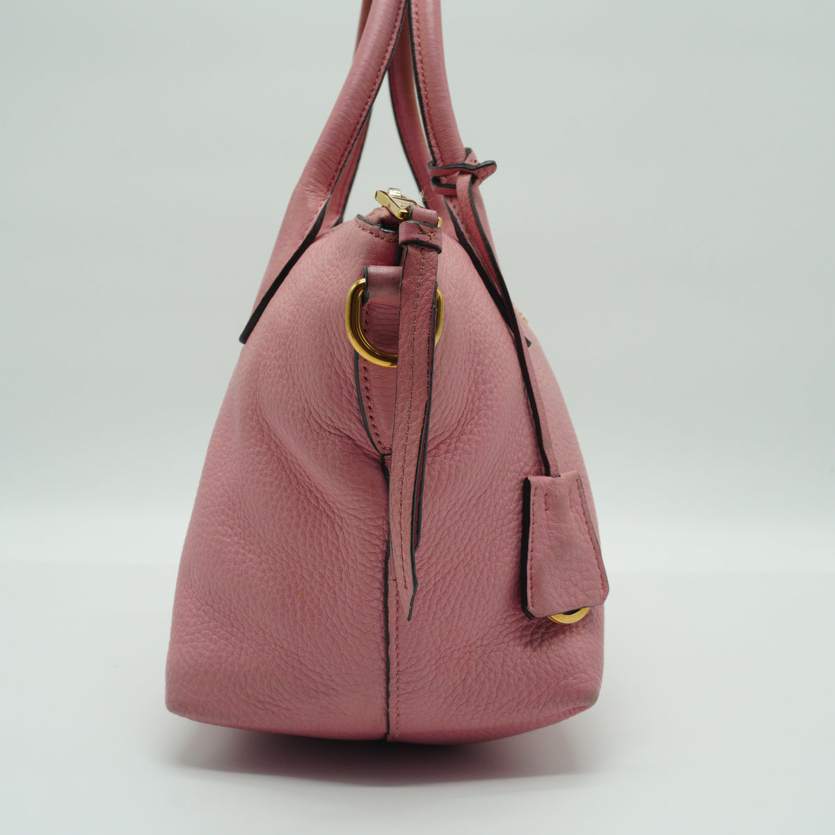 Prada Vitello Daino Medium Pink GHW