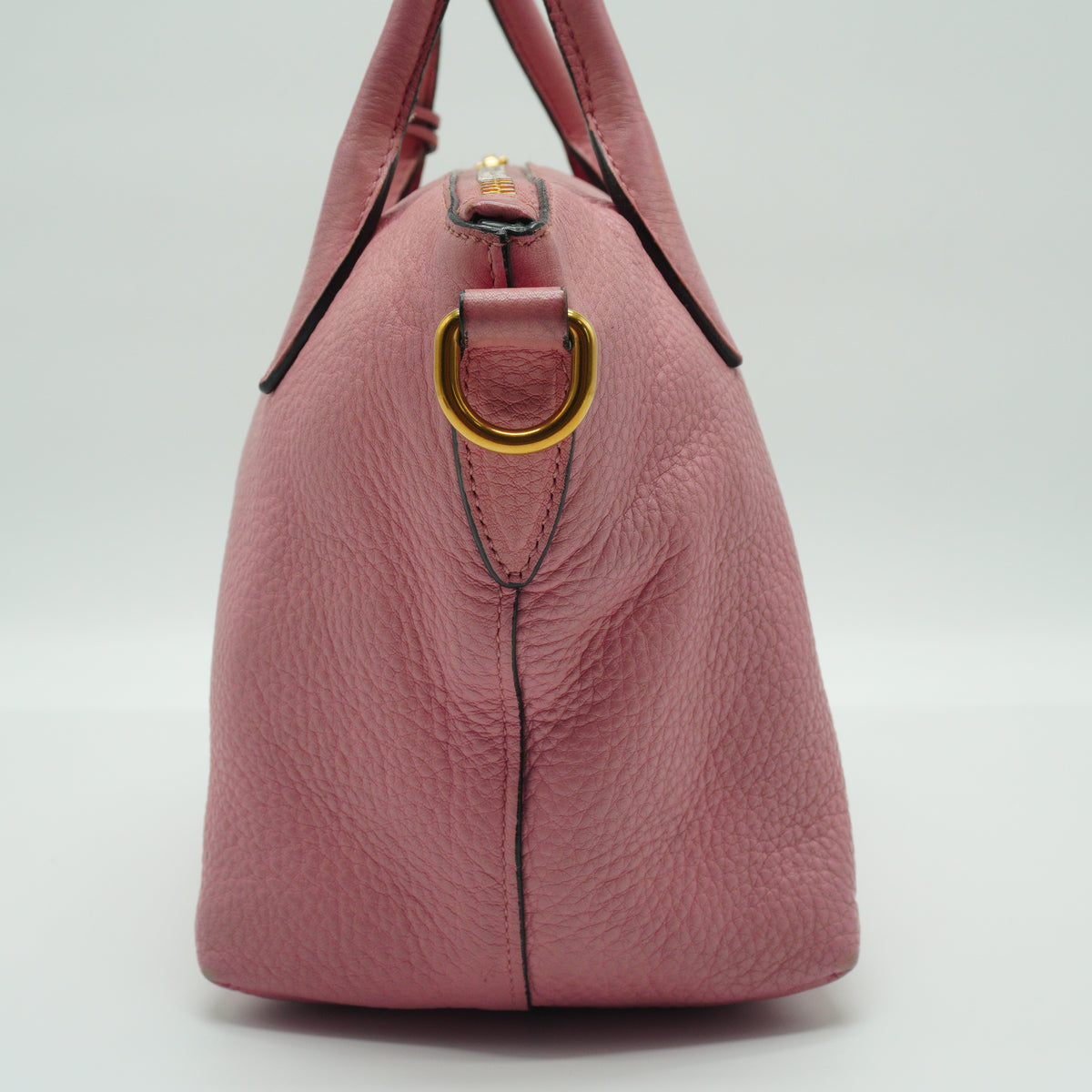 Prada Vitello Daino Medium Pink GHW