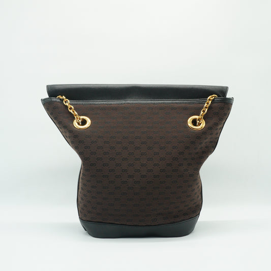 Gucci	Micro GG Supreme Bucket Bag Brown GHW