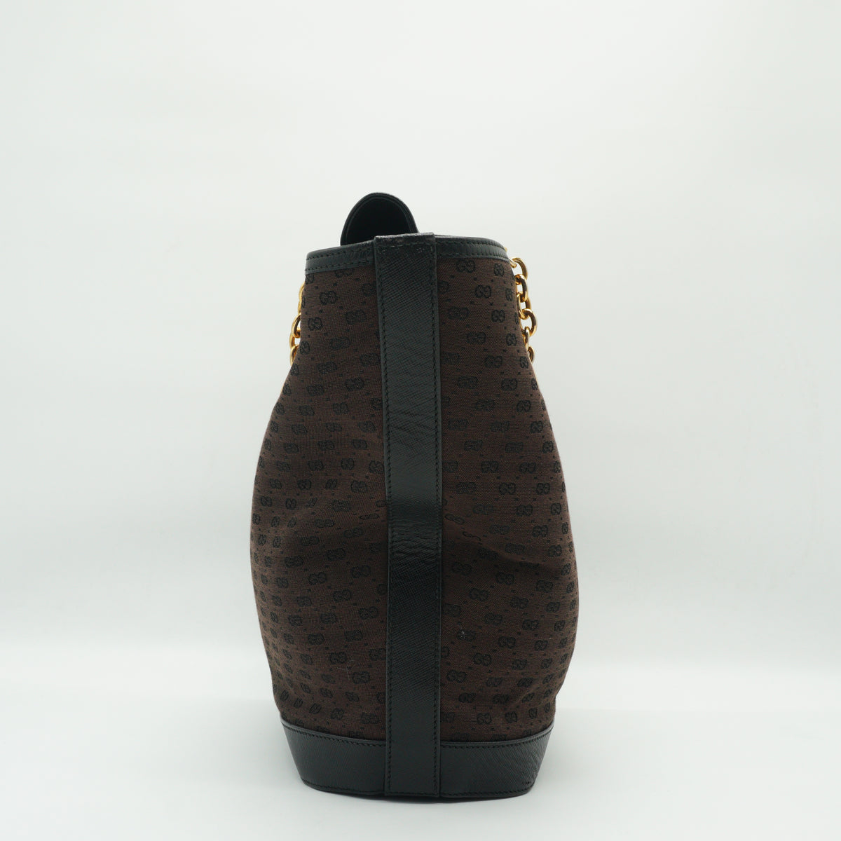 Gucci	Micro GG Supreme Bucket Bag Brown GHW