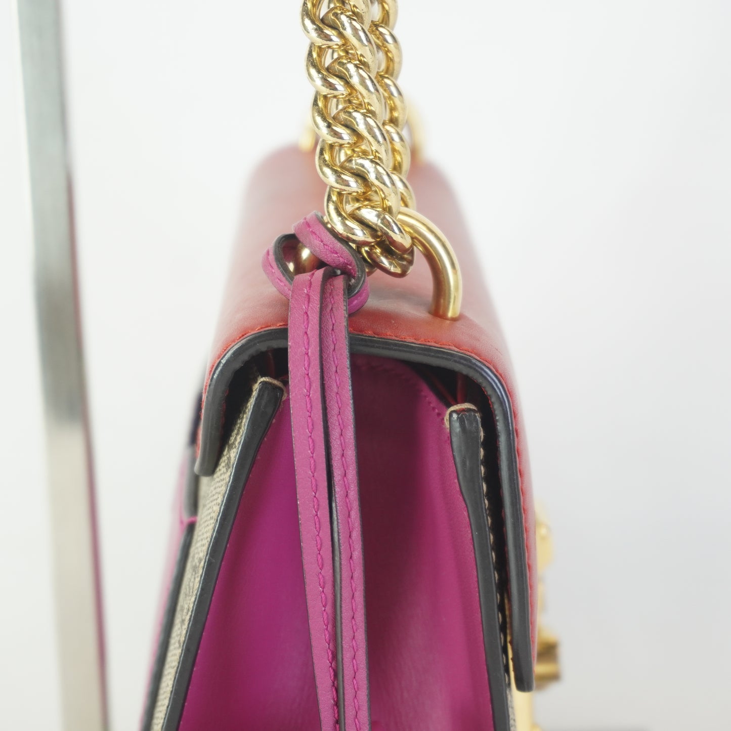 Gucci Interlocking Red & Pink