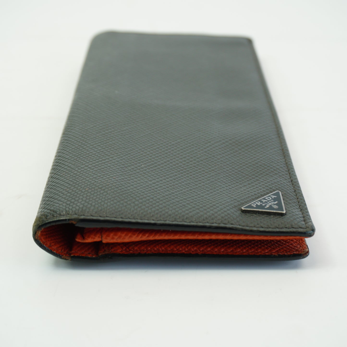 Prada Saffiano Leather long Flap Wallet