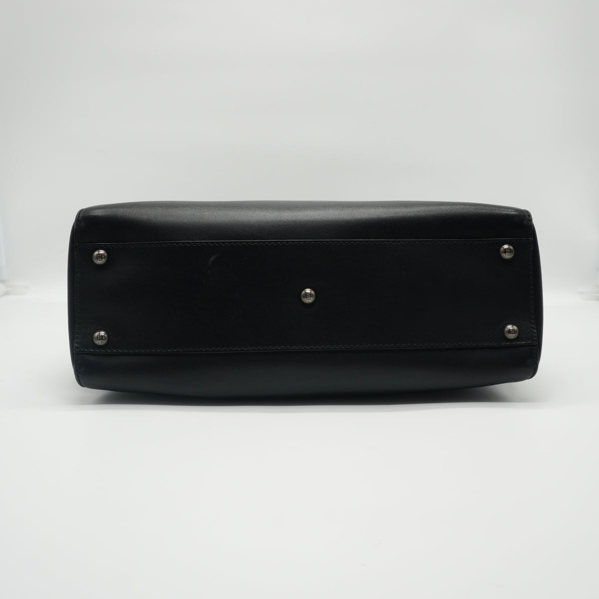 Fendi Peekabo Twist lock Large Premium Calfskin Black GSHW