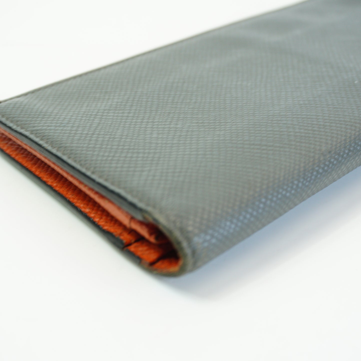 Prada Saffiano Leather long Flap Wallet