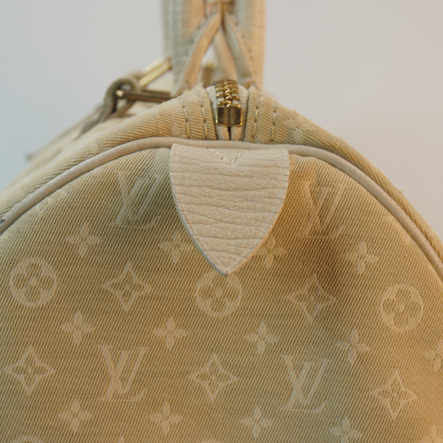 Louis Vuitton	Monogram Mini-Lin Speedy 30 GHW