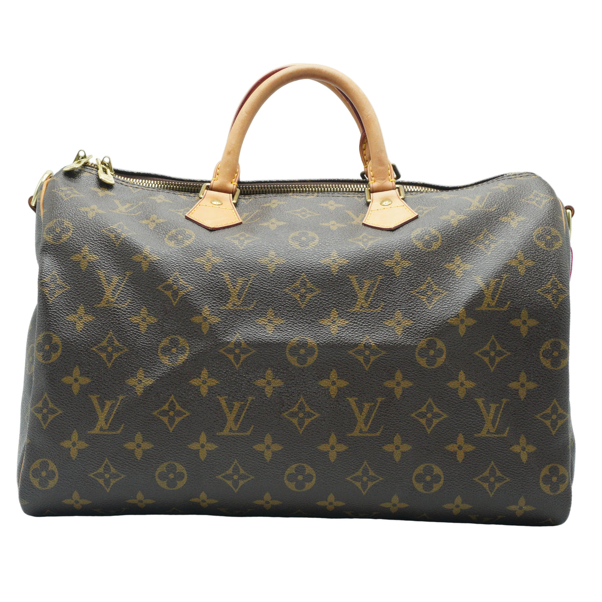 Louis Vuitton Speedy Bando 35 Monogram Canvas Brown GHW