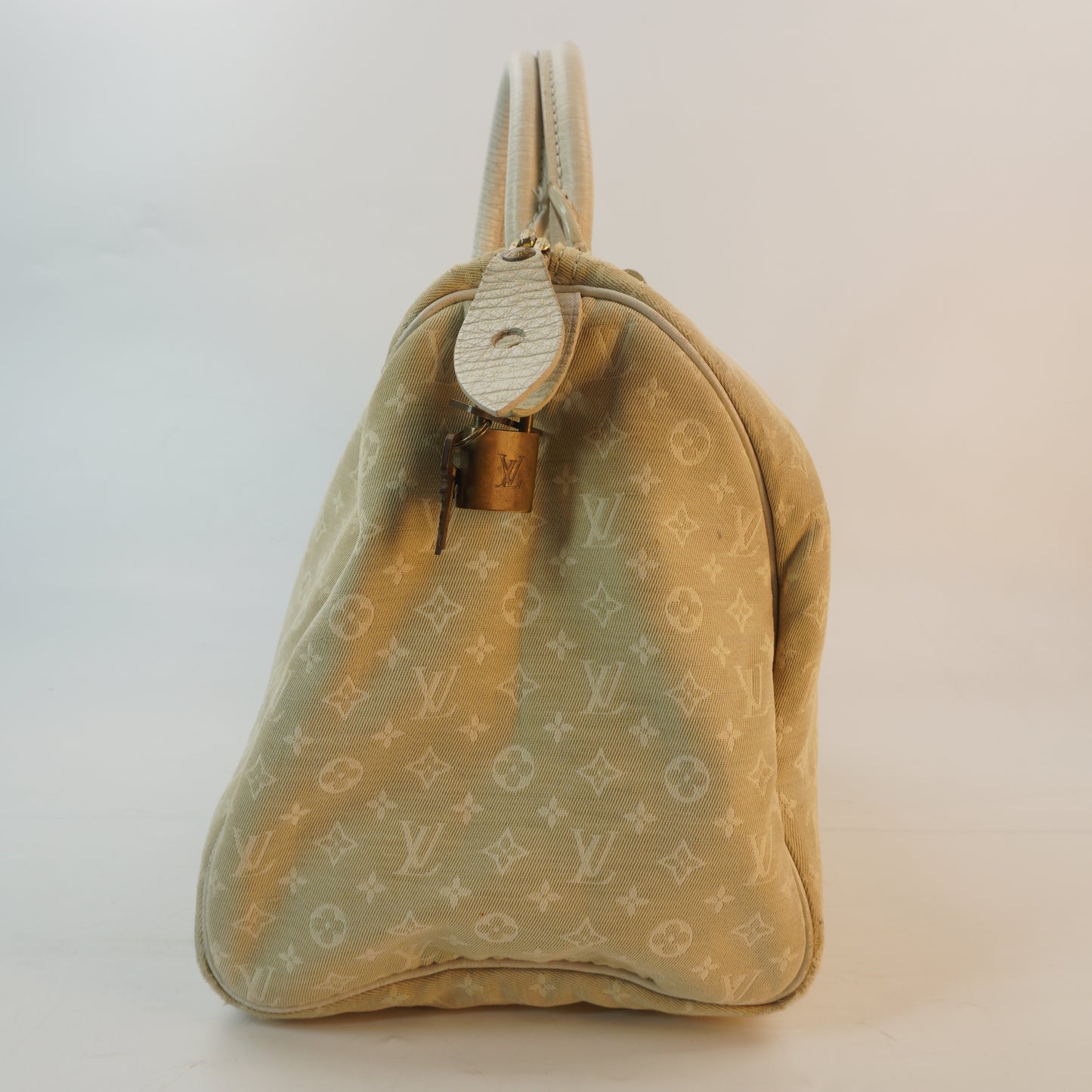 Louis Vuitton	Monogram Mini-Lin Speedy 30 GHW