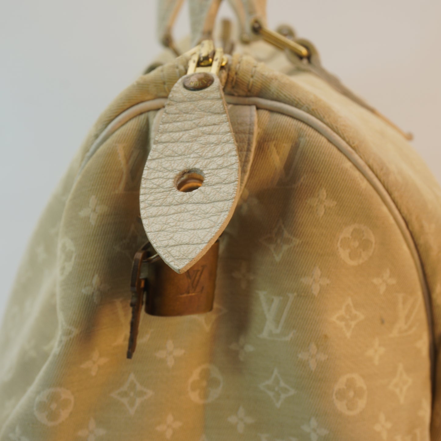 Louis Vuitton	Monogram Mini-Lin Speedy 30 GHW