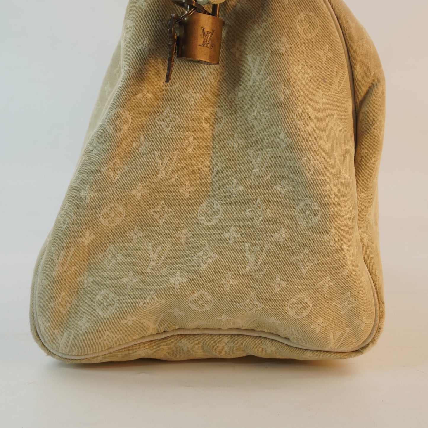 Louis Vuitton	Monogram Mini-Lin Speedy 30 GHW