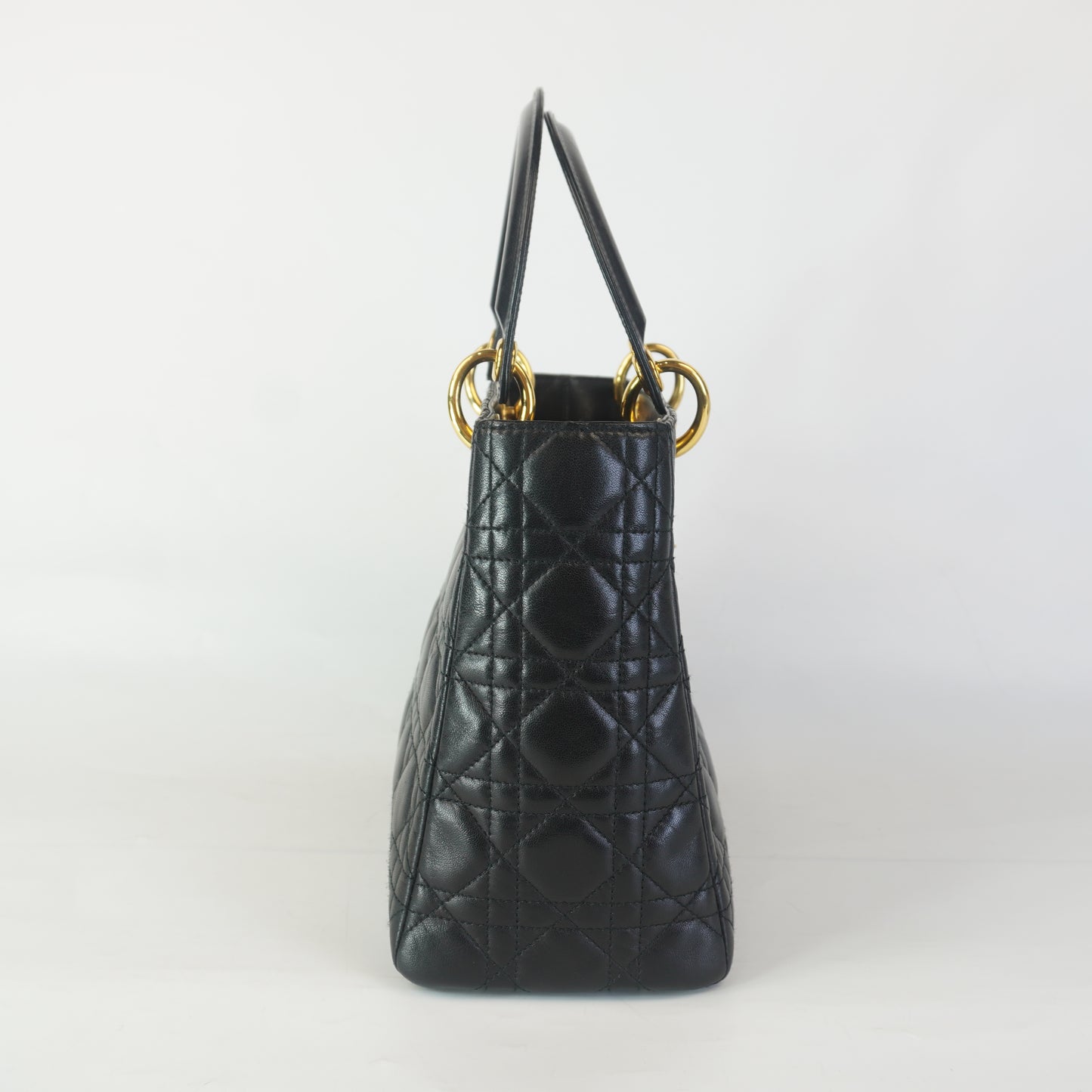 Dior	Lady Dior Black GHW Small