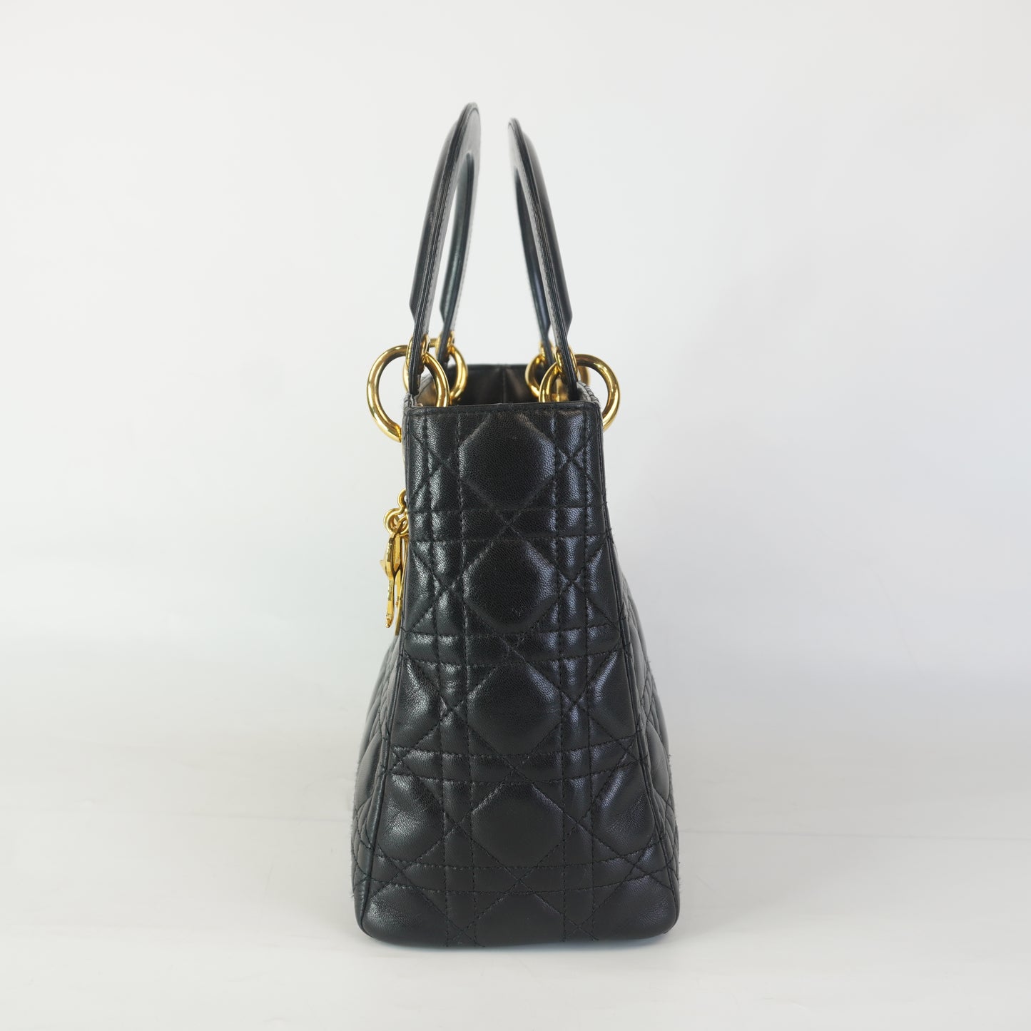 Dior	Lady Dior Black GHW Small