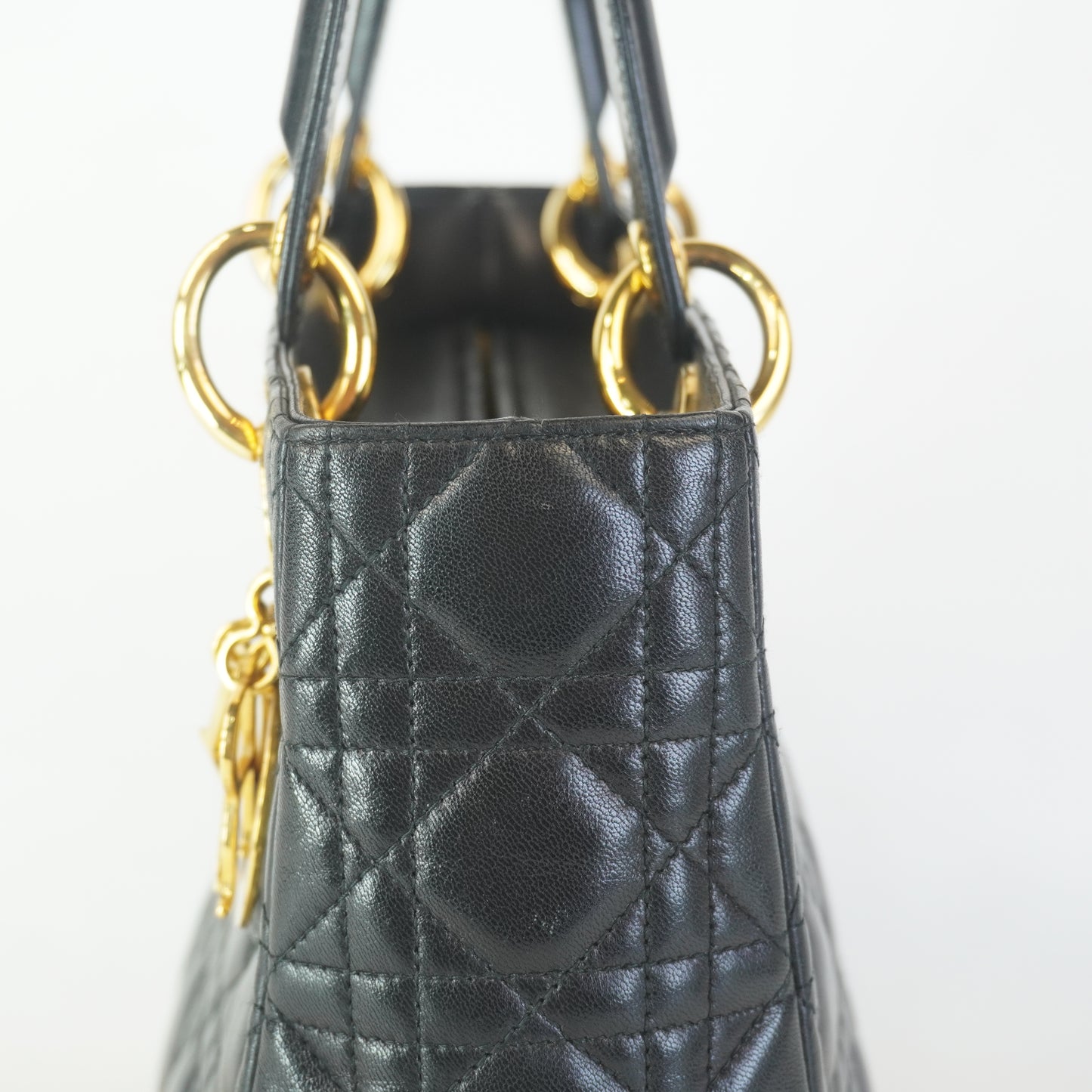 Dior	Lady Dior Black GHW Small