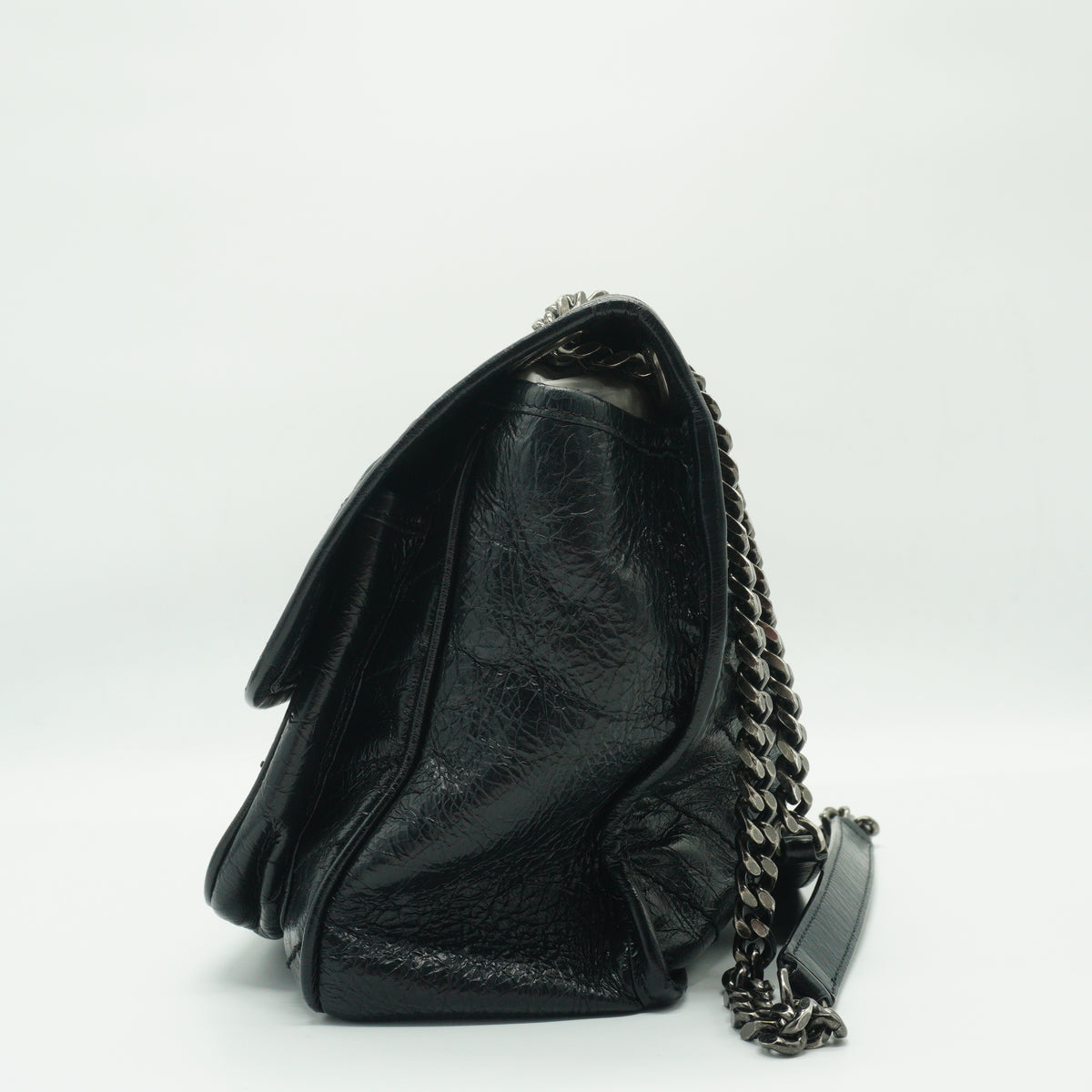 YSL	Niki Shoulder Bag Black Medium SHW