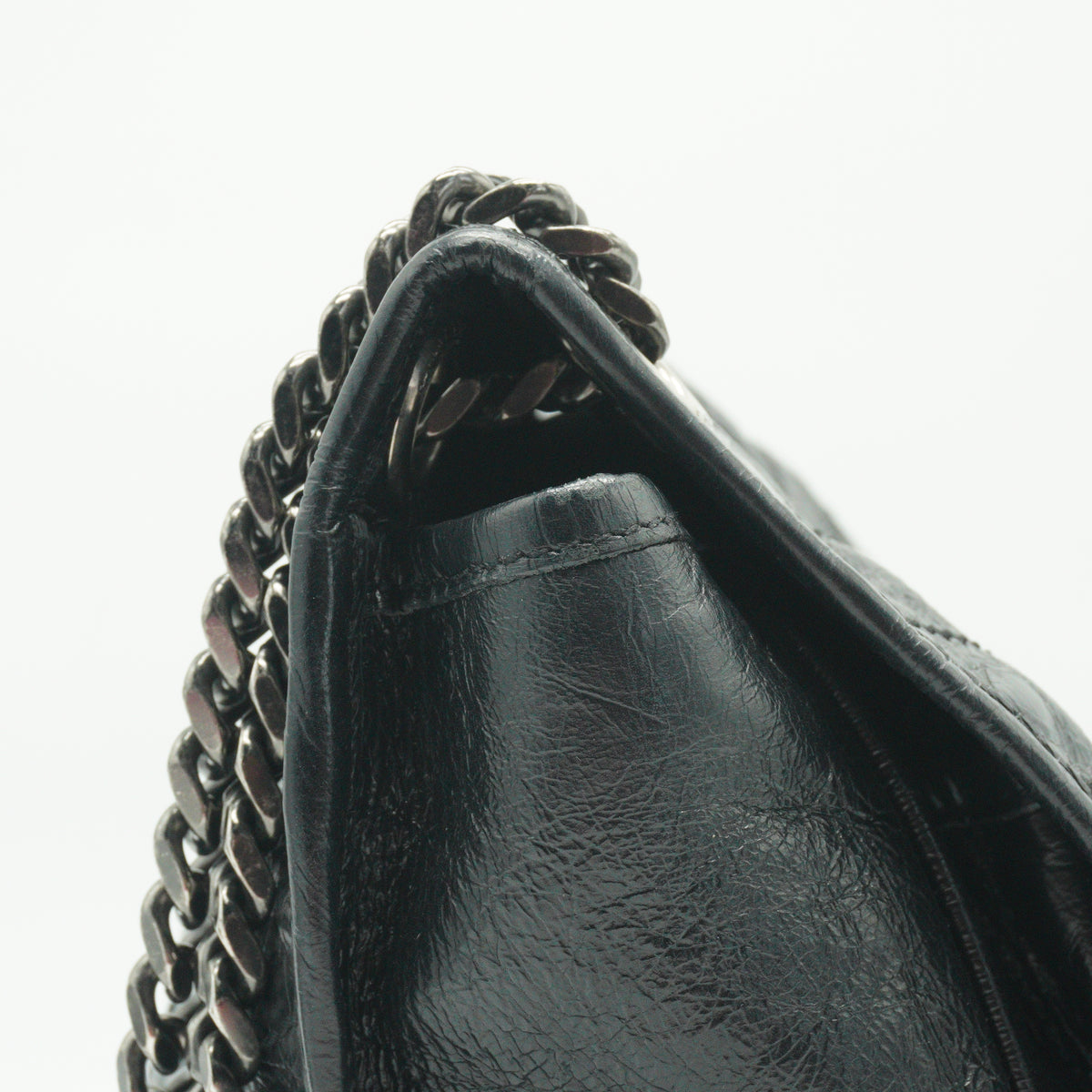 YSL	Niki Shoulder Bag Black Medium SHW