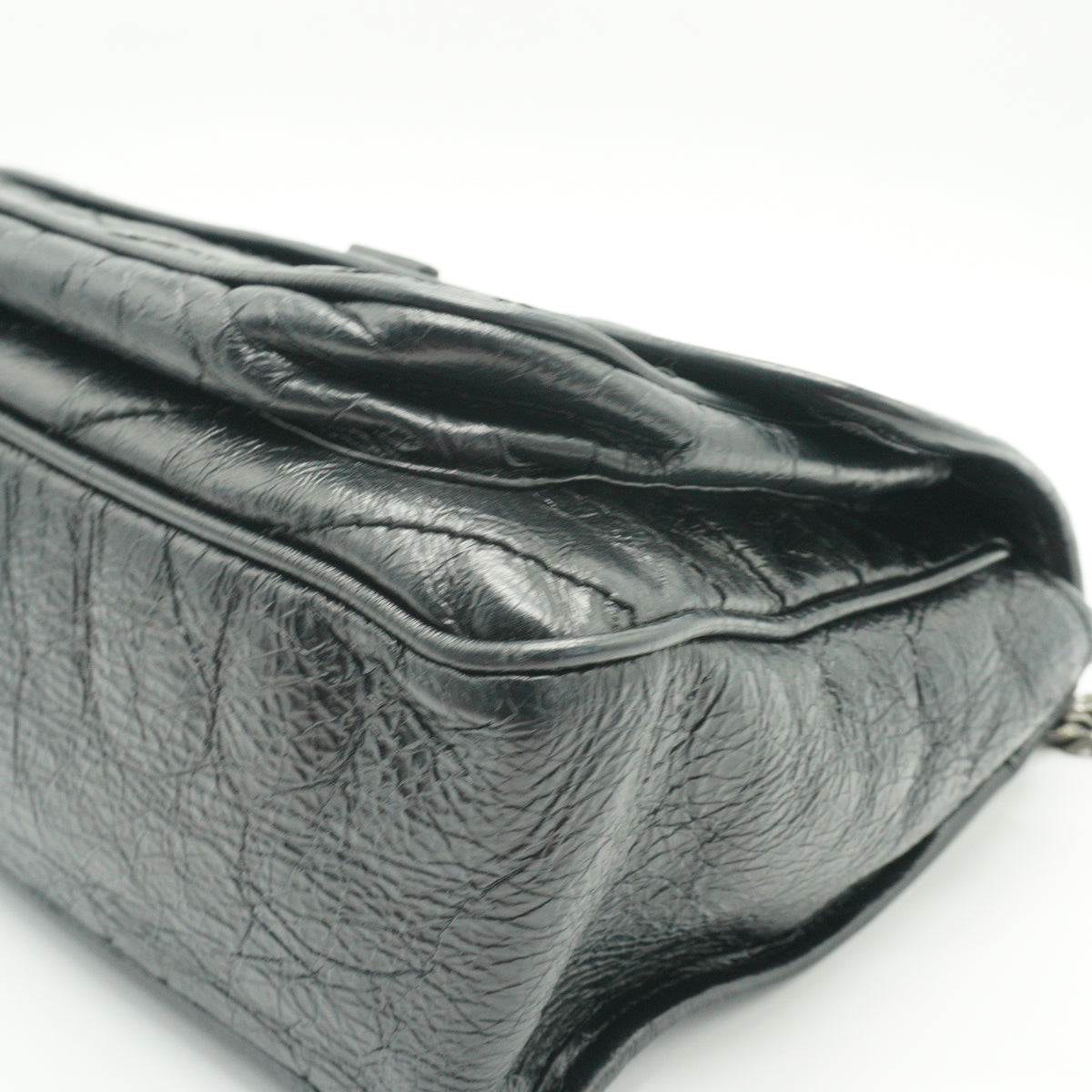 YSL	Niki Shoulder Bag Black Medium SHW