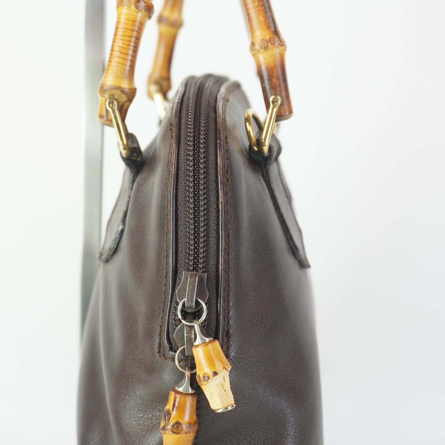 Gucci Vintage Diana Bamboo Hand Bag