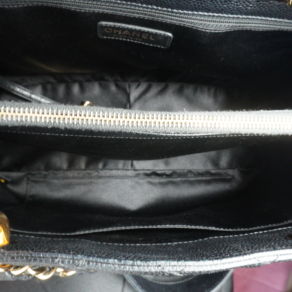Chanel	Grand Shopping Tote Medium Black GHW