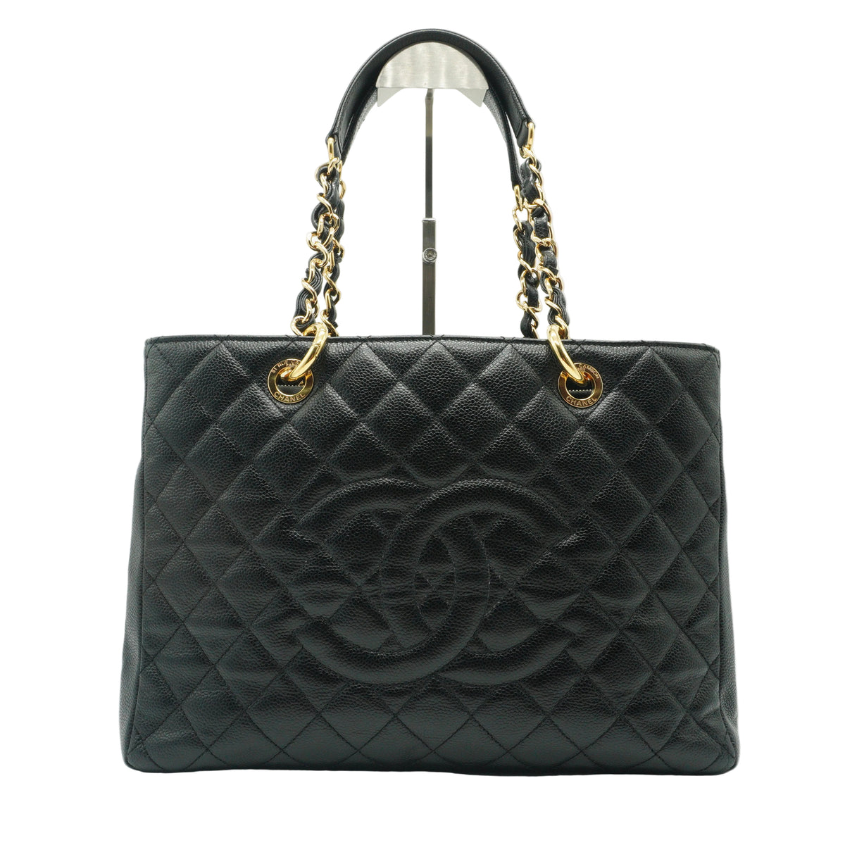 Chanel	Grand Shopping Tote Medium Black GHW
