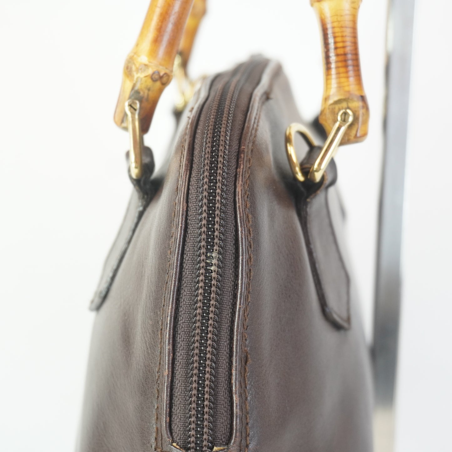 Gucci Vintage Diana Bamboo Hand Bag