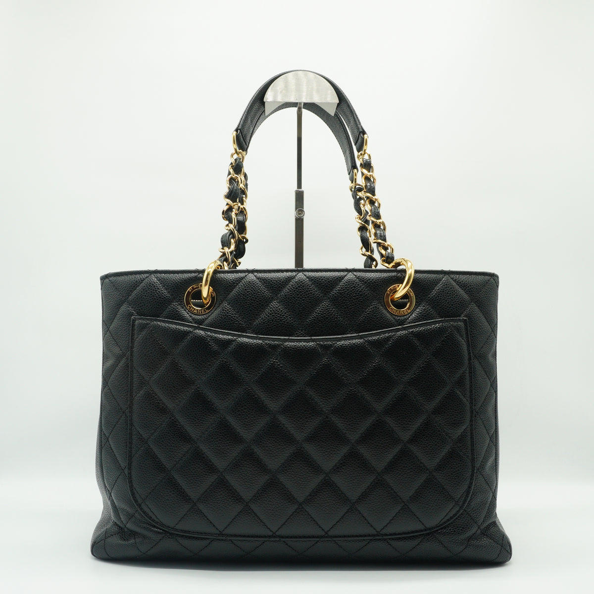 Chanel	Grand Shopping Tote Medium Black GHW