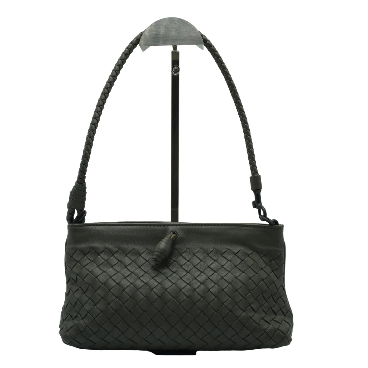 Bottega Veneta Nodini Shoulder Bag Small Gray BHW