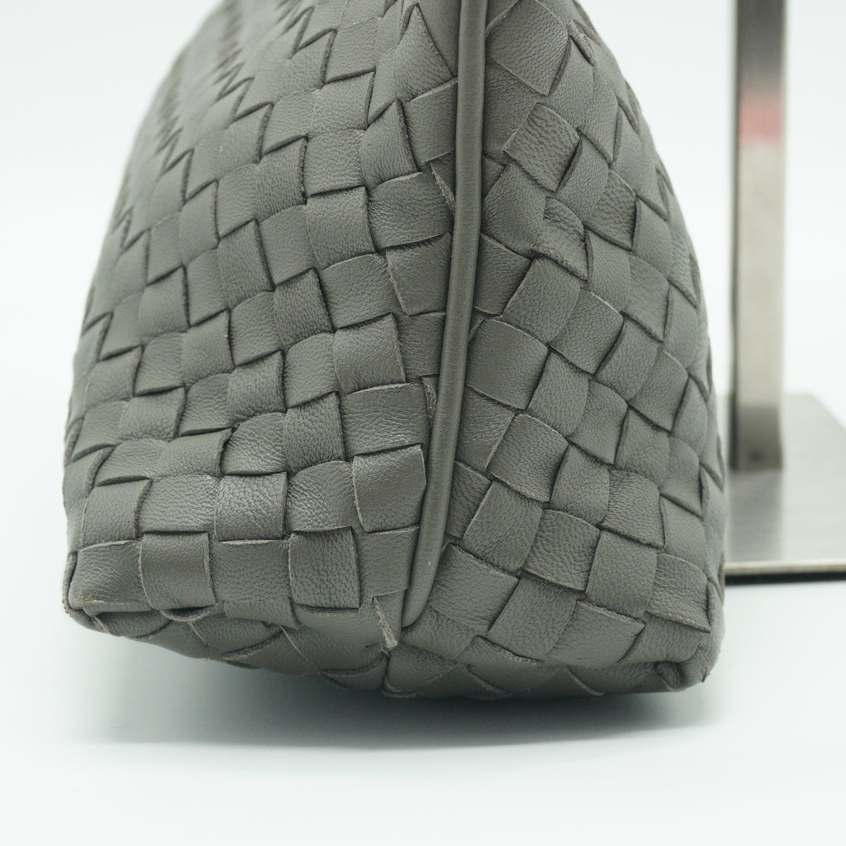 Bottega Veneta Nodini Shoulder Bag Small Gray BHW
