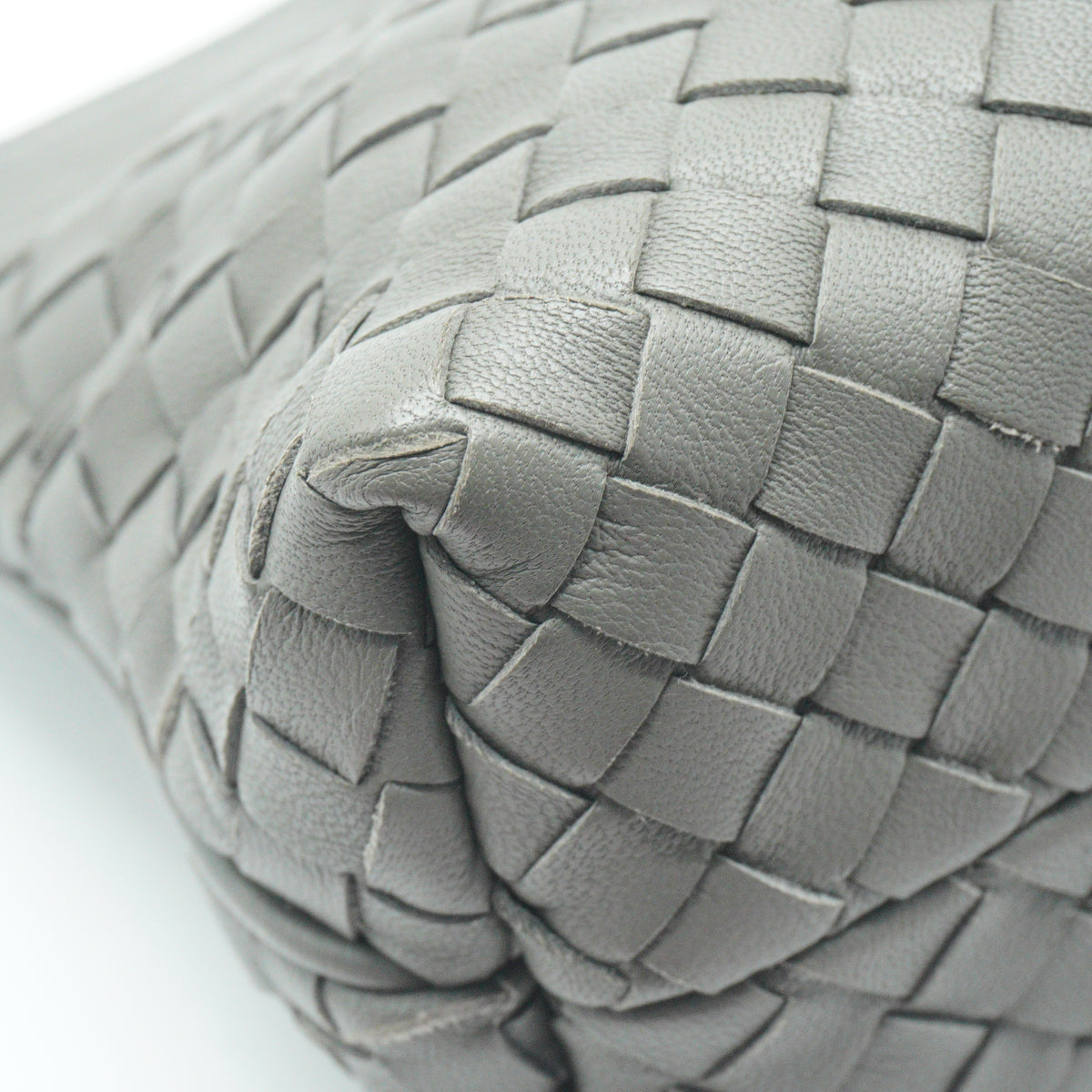 Bottega Veneta Nodini Shoulder Bag Small Gray BHW