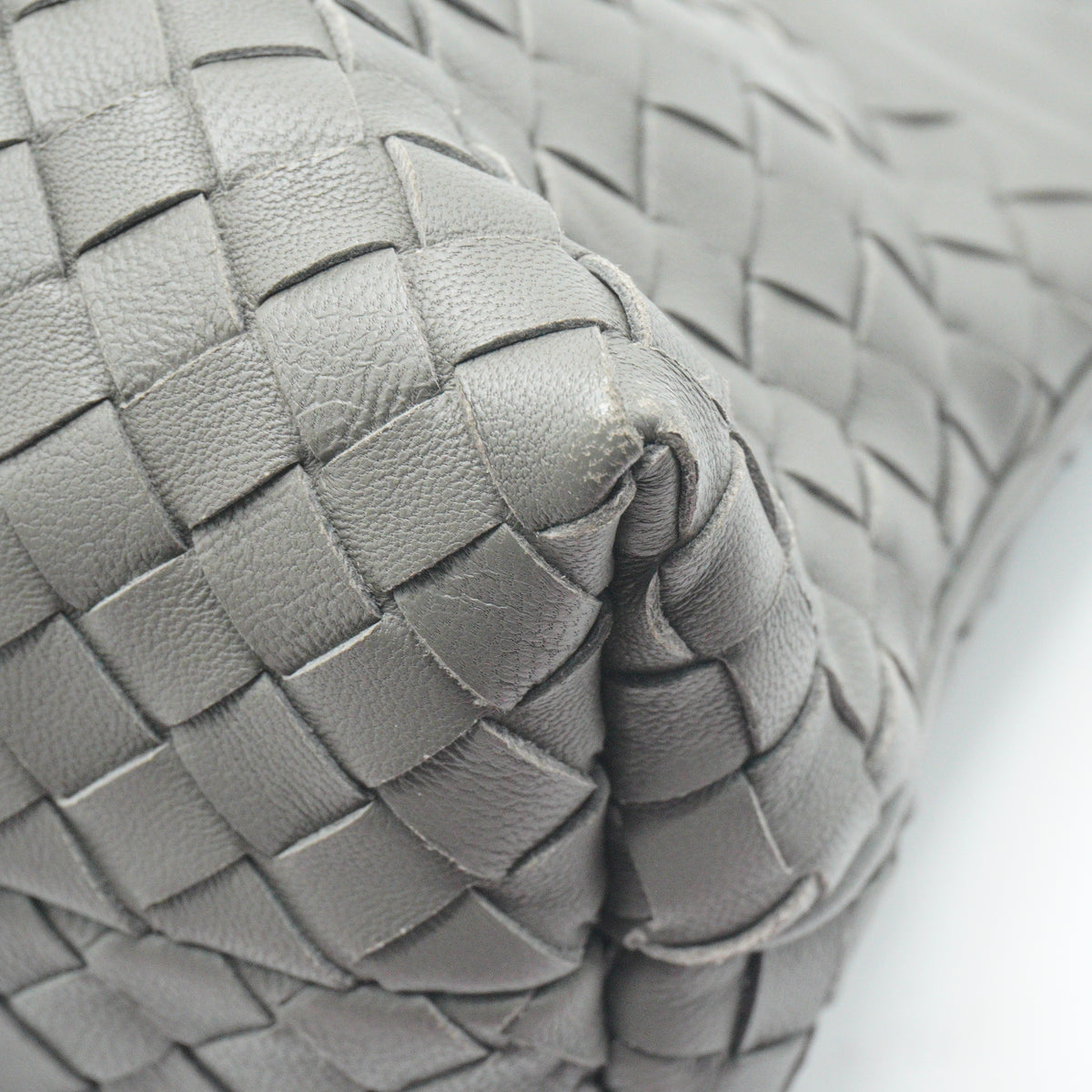 Bottega Veneta Nodini Shoulder Bag Small Gray BHW