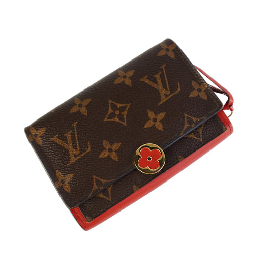 Louis Vuitton	Mono Flore Compact Wallet