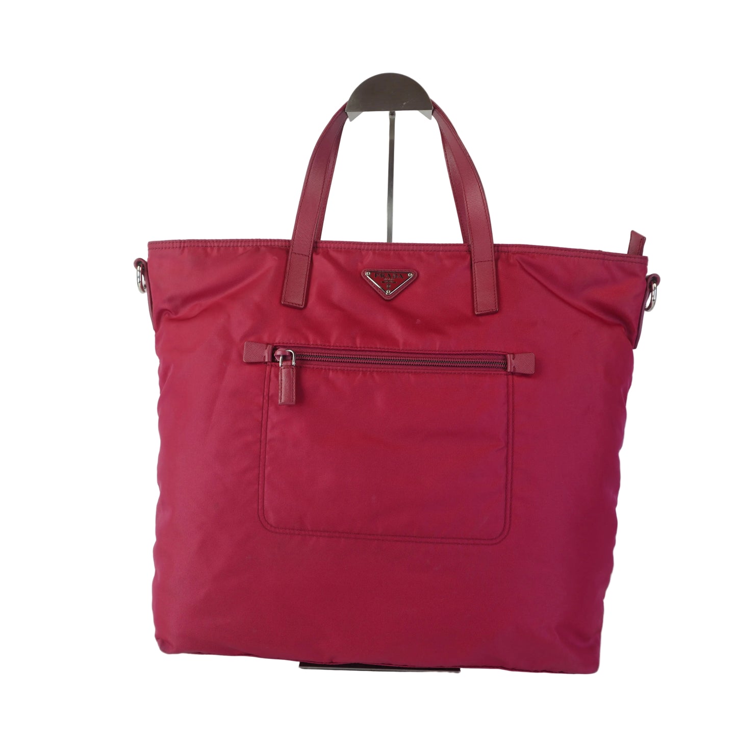 Prada Nylon Tote Pink SHW