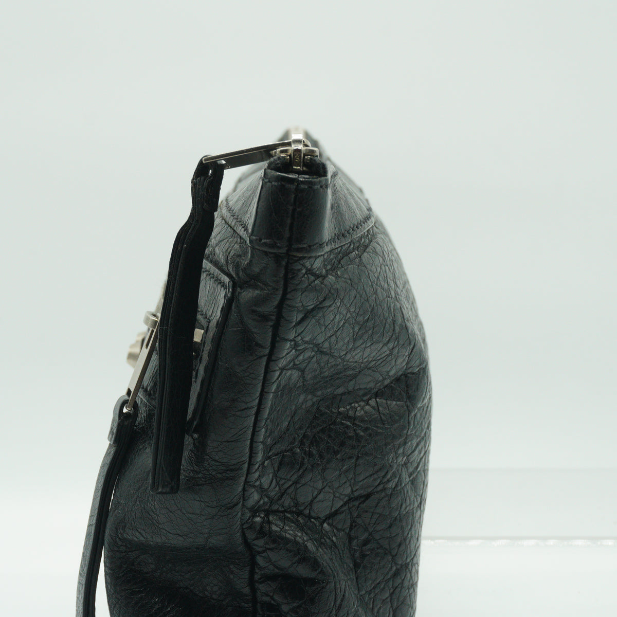 Balenciaga Classic Clip Clutch Bag Black SHW