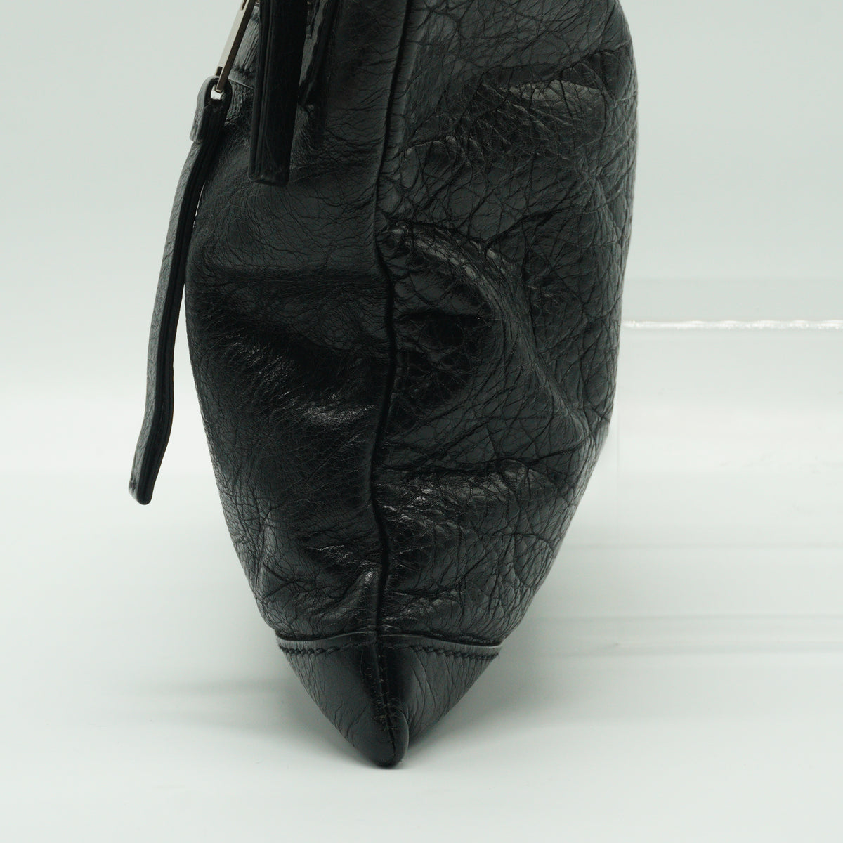 Balenciaga Classic Clip Clutch Bag Black SHW