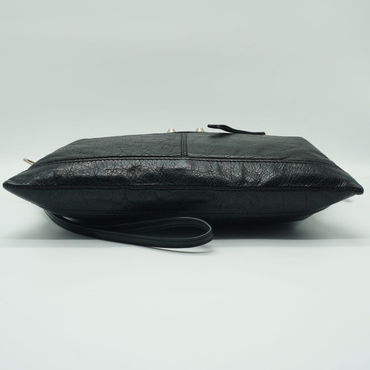 Balenciaga Classic Clip Clutch Bag Black SHW