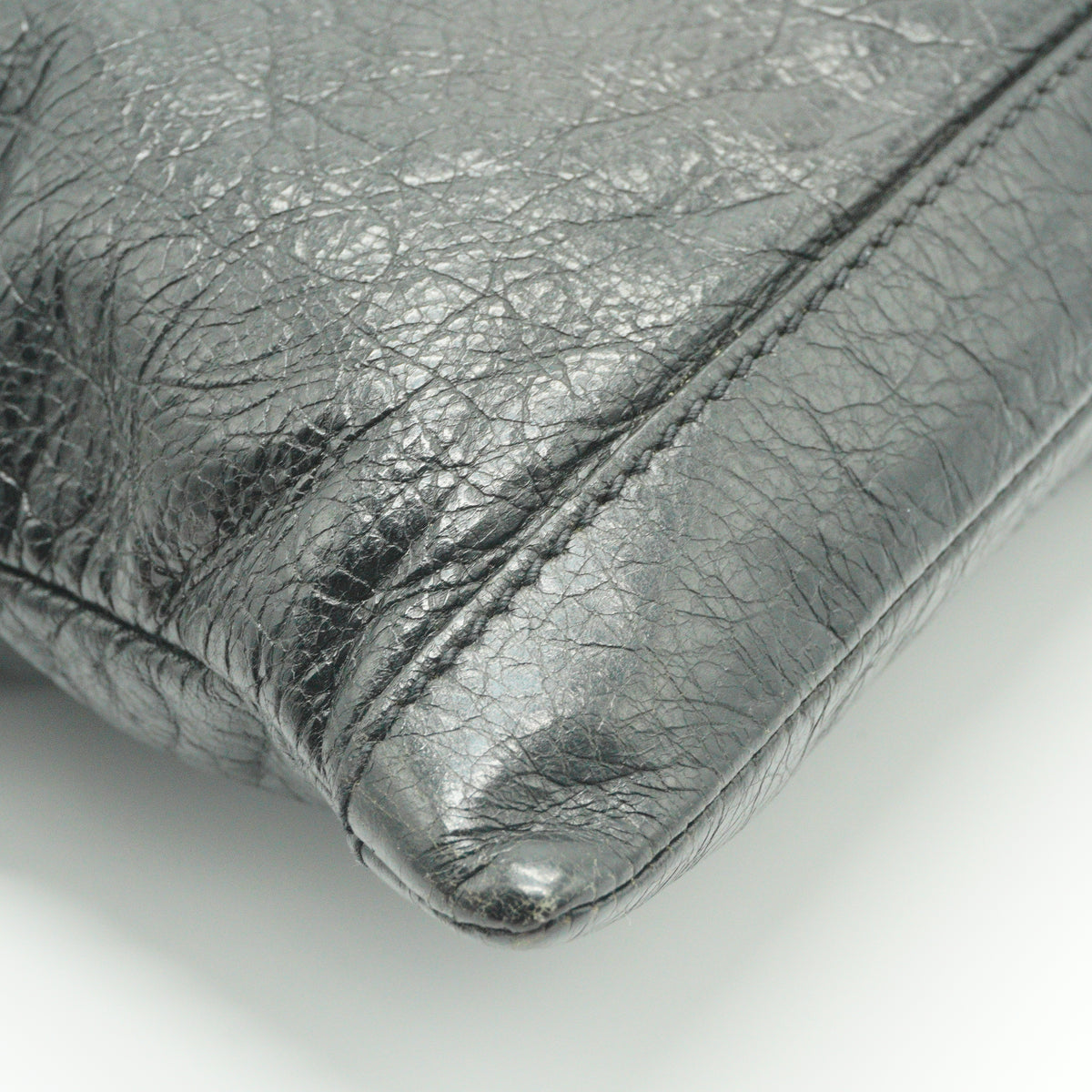 Balenciaga Classic Clip Clutch Bag Black SHW