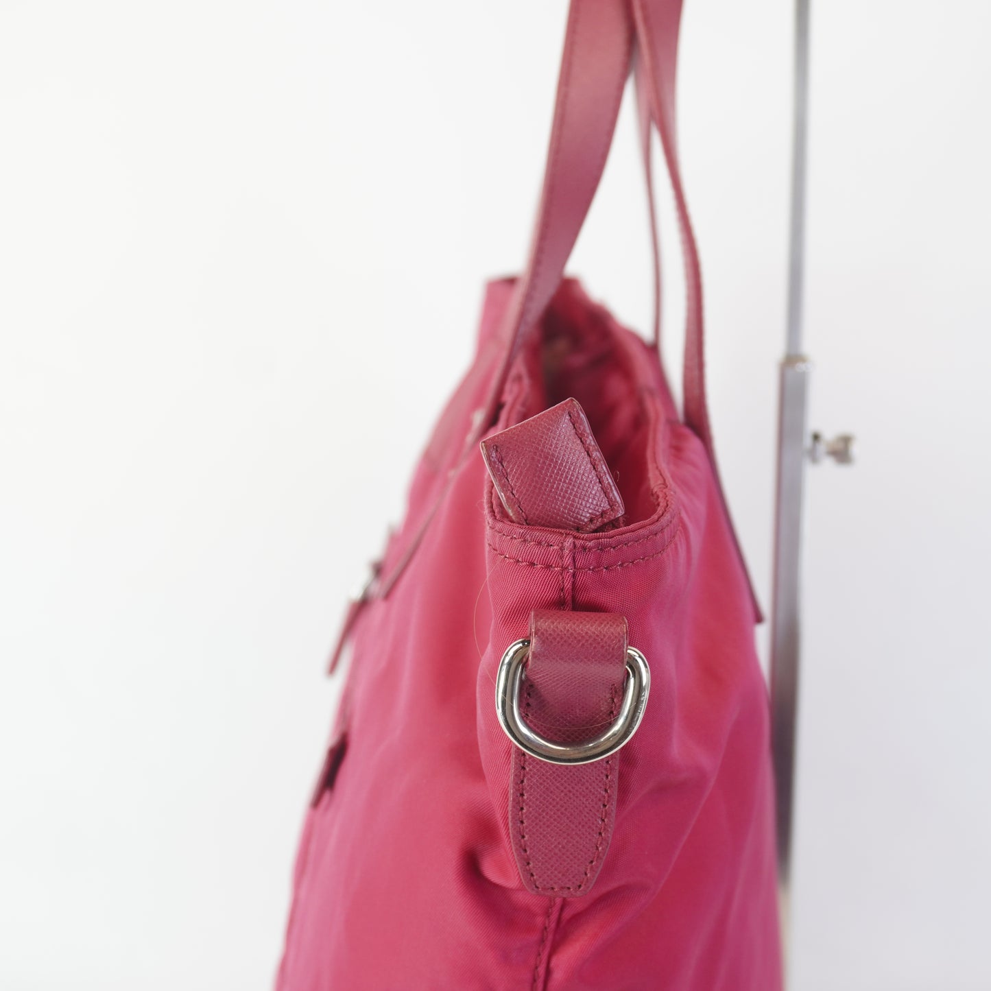 Prada Nylon Tote Pink SHW